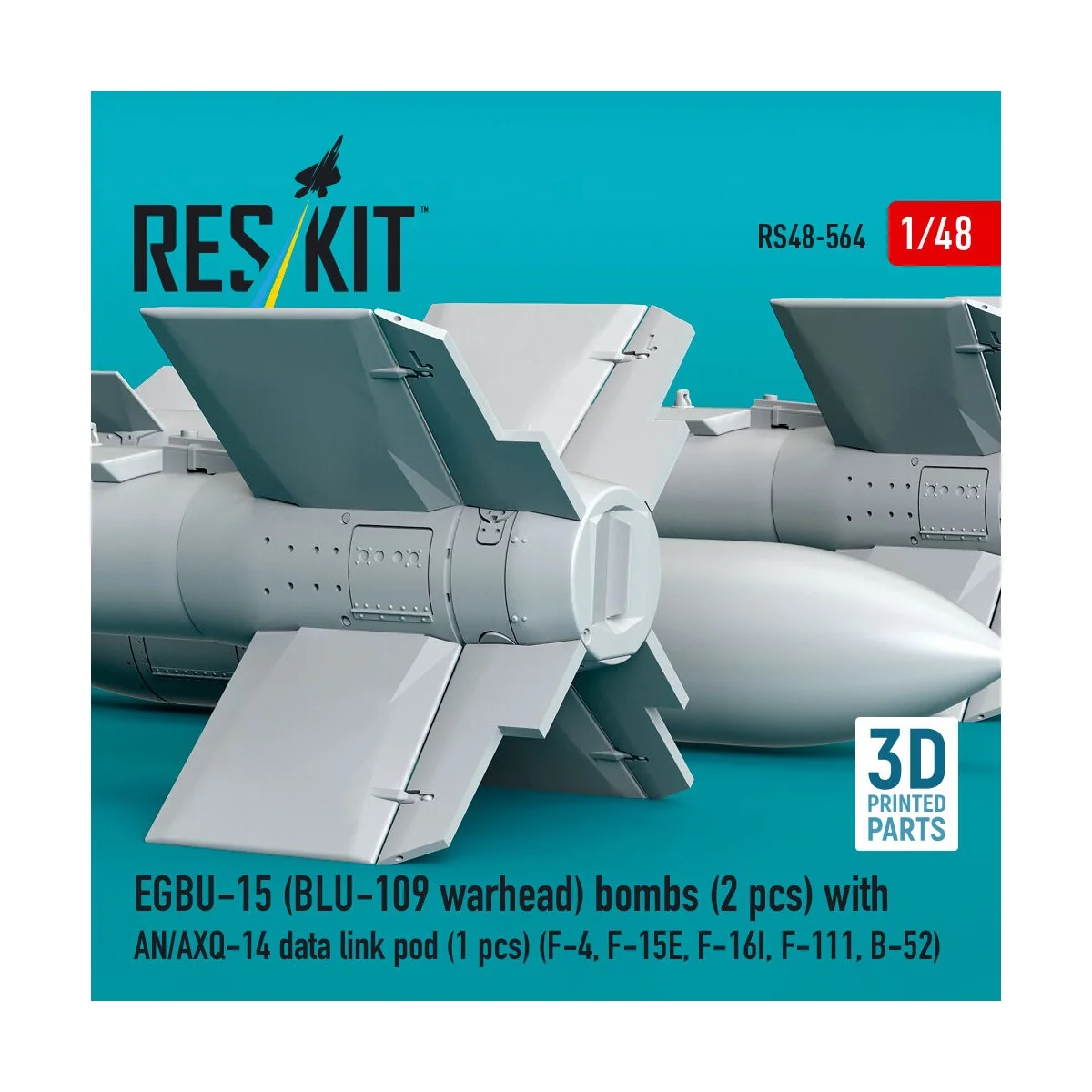 EGBU-15 (BLU-109 warhead) bombs (2 pcs) with AN/AXQ-14 data link po...