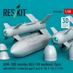 AGM-130C missiles (2 pcs) (BLU-109 warhead) with AN/AXQ-14 data lin... 2