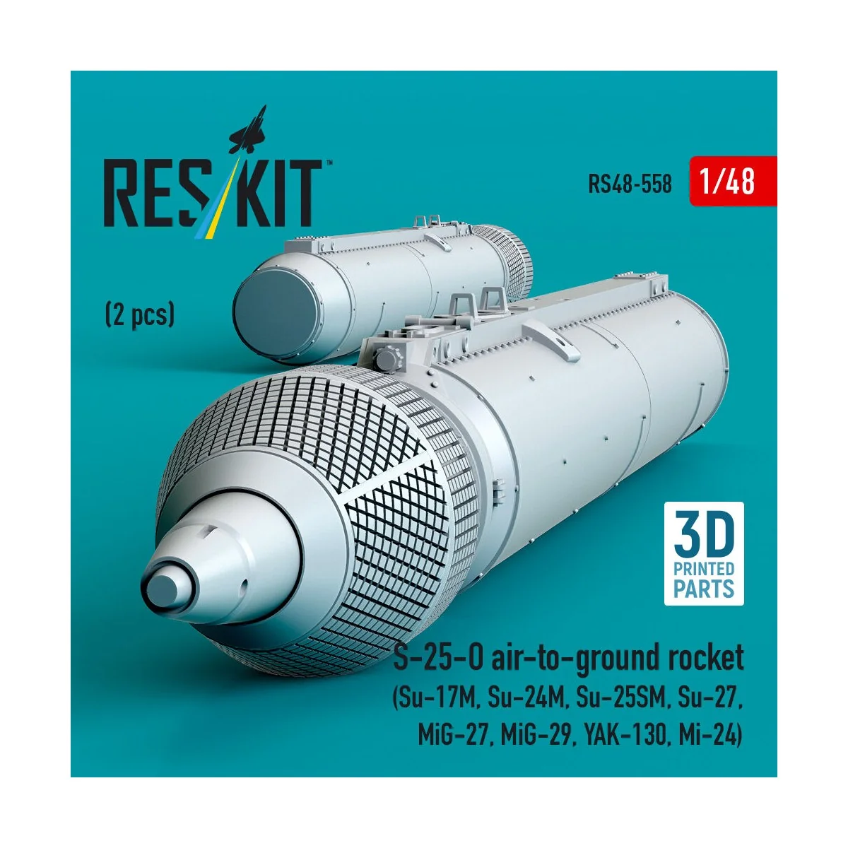 S-25-O air-to-ground rocket (2 pcs) (Su-17M, Su-24M, Su-25SM, Su-27...
