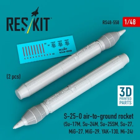 S-25-O air-to-ground rocket (2 pcs) (Su-17M, Su-24M, Su-25SM, Su-27...