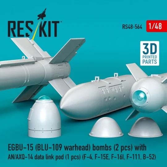 EGBU-15 (BLU-109 warhead) bombs (2 pcs) with AN/AXQ-14 data link po...
