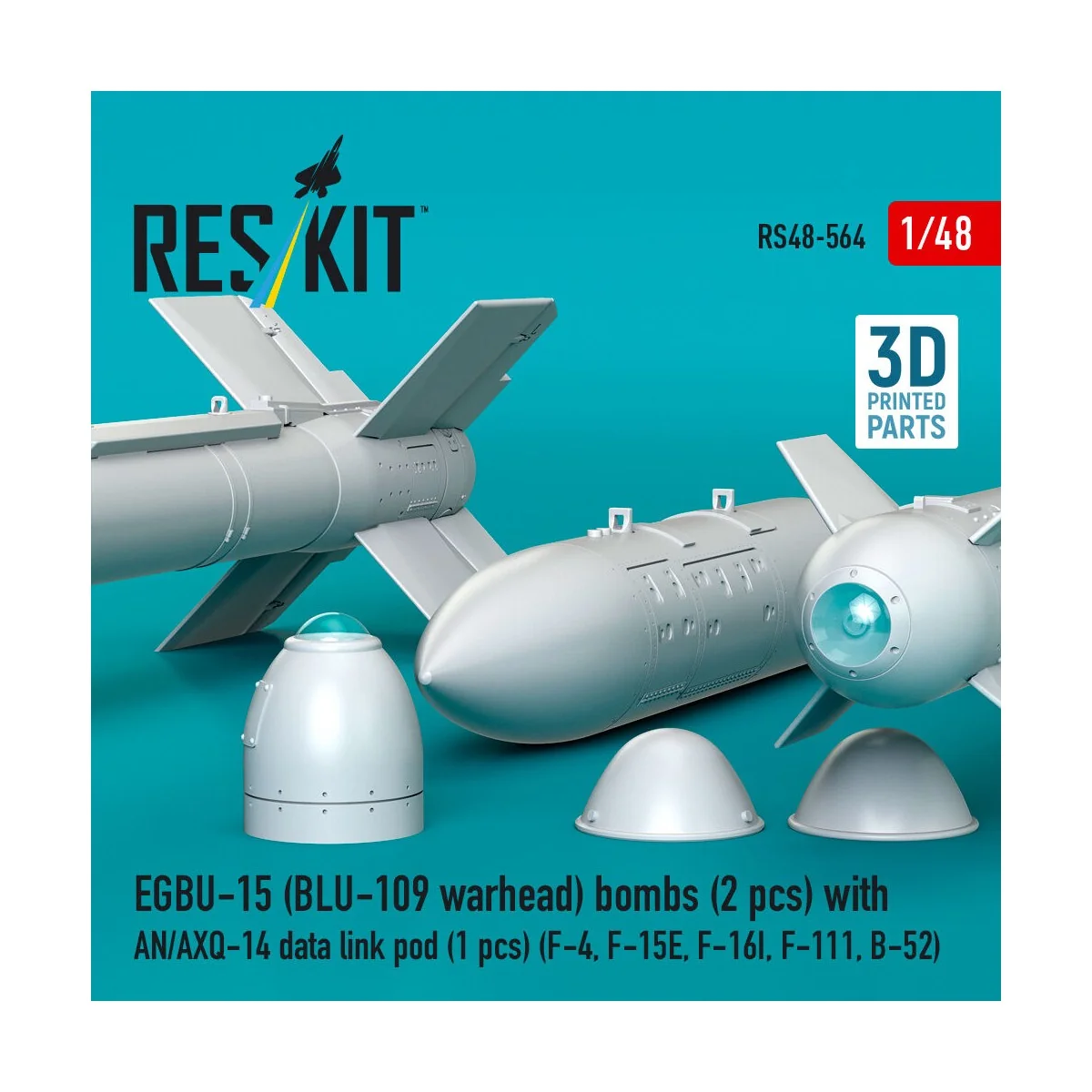 EGBU-15 (BLU-109 warhead) bombs (2 pcs) with AN/AXQ-14 data link po...