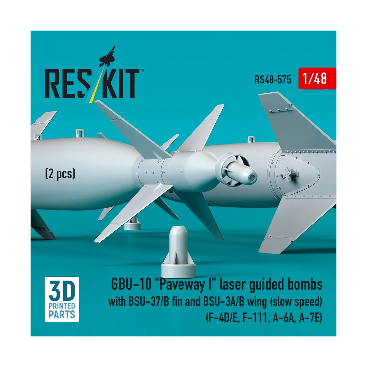 GBU-10 Paveway I laser guided bombs with BSU-37/B fin and BSU-3A/B ...