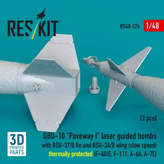 GBU-10 Paveway I laser guided bombs with BSU-37/B fin and BSU-3A/B ...