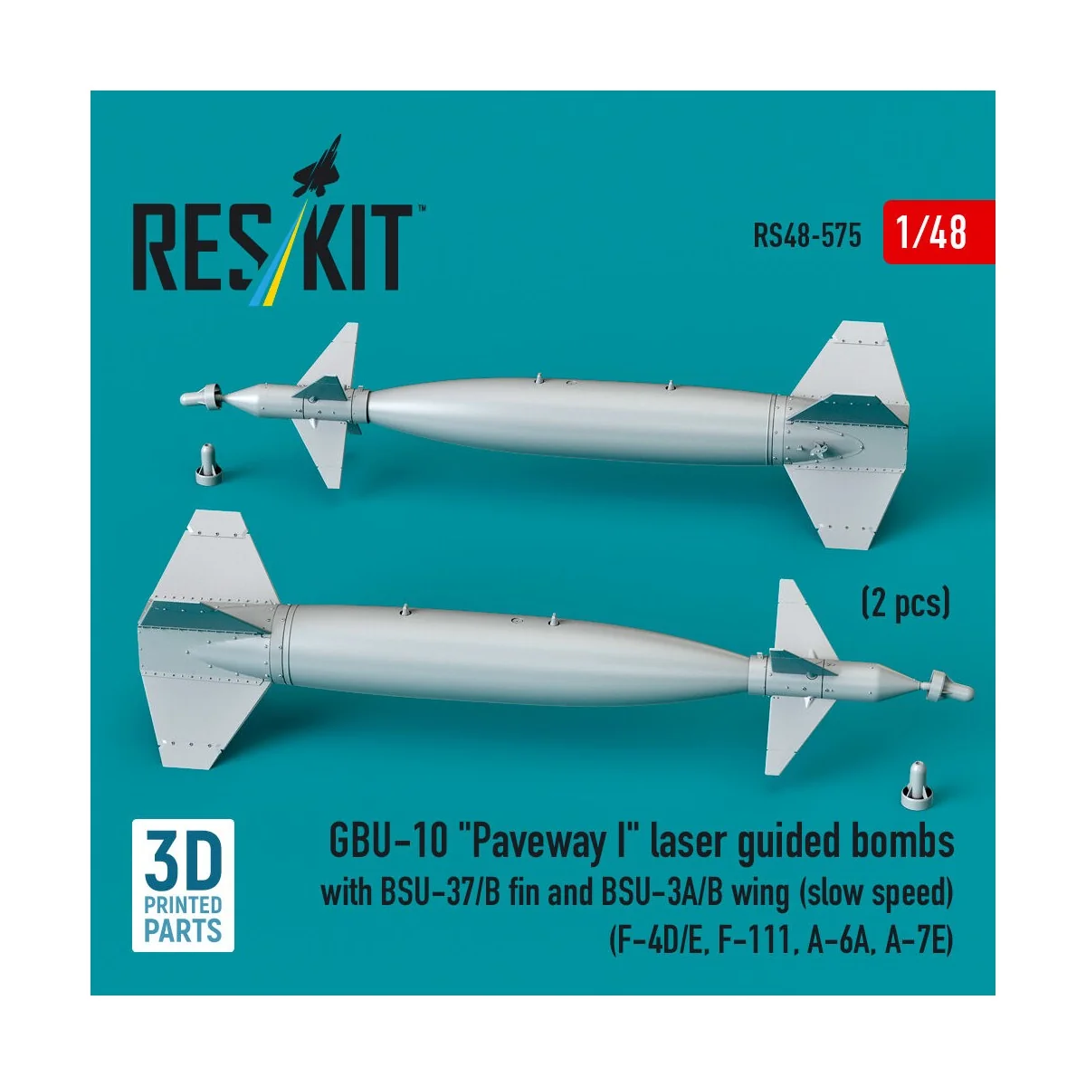 GBU-10 Paveway I laser guided bombs with BSU-37/B fin and BSU-3A/B ...