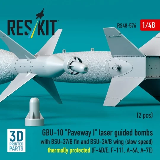 GBU-10 Paveway I laser guided bombs with BSU-37/B fin and BSU-3A/B ...