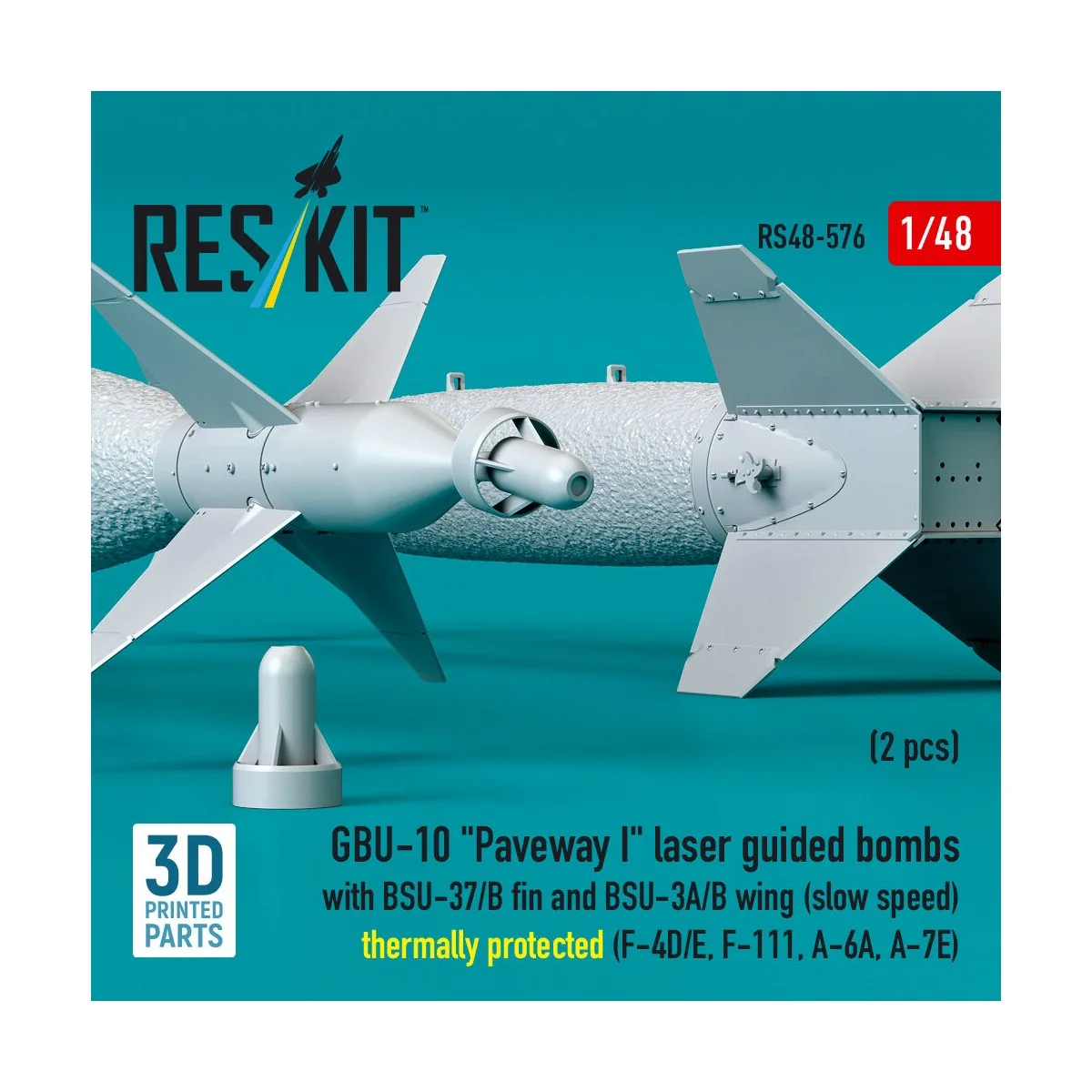 GBU-10 Paveway I laser guided bombs with BSU-37/B fin and BSU-3A/B ...