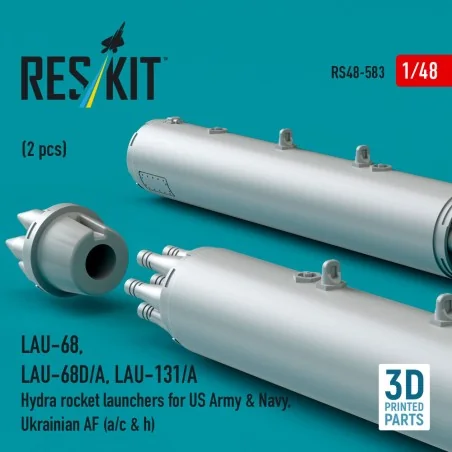 LAU-68, LAU-68D/A, LAU-131/A Hydra rocket launchers for US Army & N...
