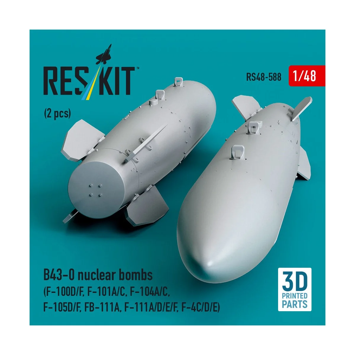 B43-0 nuclear bombs (2 pcs) (F-100D/F, F-101A/C, F-104A/C, F-105D/F...