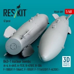 B43-1 nuclear bombs (2 pcs) (A-4, A-6A/E, A-7C/E, B-47B/E, B-58A, F...