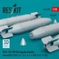BLU-1B (750 lb) napalm bombs finned MXU-393/B (4 pcs) (A-1, A-4, A-...