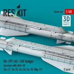 Kh-29T (AS-14B Kedge) missiles with AKU-58 (2 pcs) (Su-17, Su-25, S...