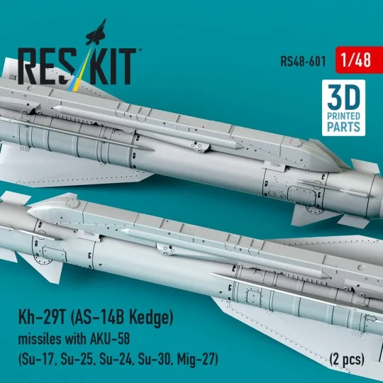 Kh-29T (AS-14B Kedge) missiles with AKU-58 (2 pcs) (Su-17, Su-25, S...