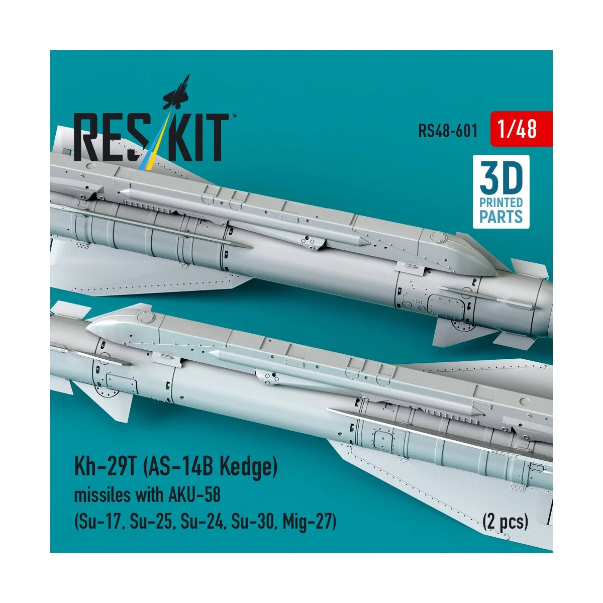 Kh-29T (AS-14B Kedge) missiles with AKU-58 (2 pcs) (Su-17, Su-25, S...