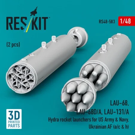 LAU-68, LAU-68D/A, LAU-131/A Hydra rocket launchers for US Army & N...