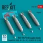 BLU-1B (750 lb) napalm bombs finned MXU-393/B (4 pcs) (A-1, A-4, A-...