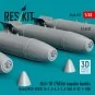 BLU-1B (750 lb) napalm bombs finned MXU-393/B (4 pcs) (A-1, A-4, A-...