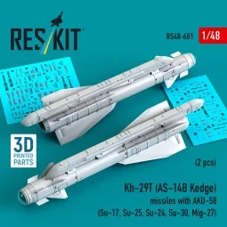 Kh-29T (AS-14B Kedge) missiles with AKU-58 (2 pcs) (Su-17, Su-25, S...