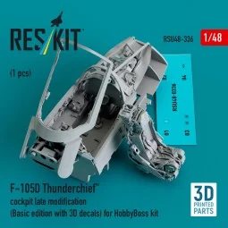F-105D Thunderchief cockpit late modification (Basic edition with 3...