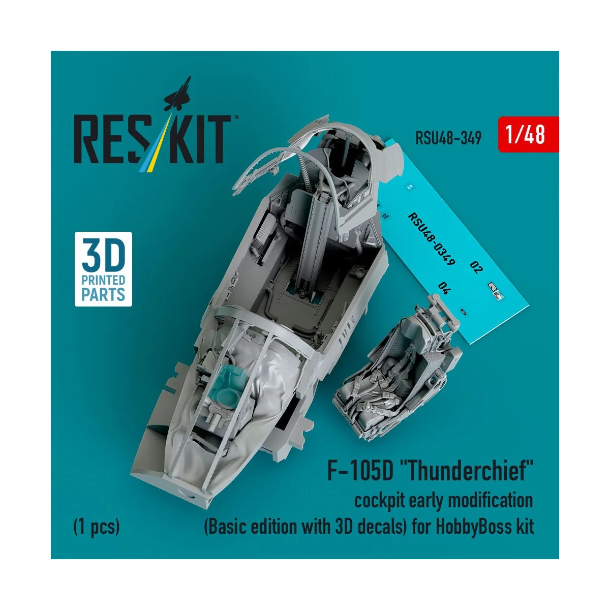 F-105D Thunderchief cockpit early modification (Basic edition with ...