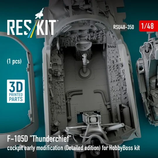 F-105D Thunderchief cockpit early modification (Detailed edition) f...