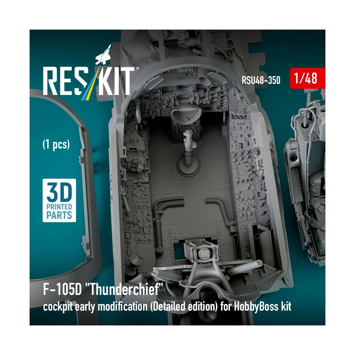 F-105D Thunderchief cockpit early modification (Detailed edition) f...