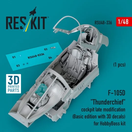 F-105D Thunderchief cockpit late modification (Basic edition with 3...