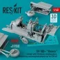 OV-10D+ Bronco Cockpit, landing gears, wheels bay and weighted whee...