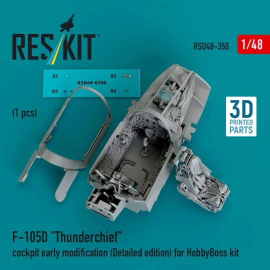 F-105D Thunderchief cockpit early modification (Detailed edition) f...