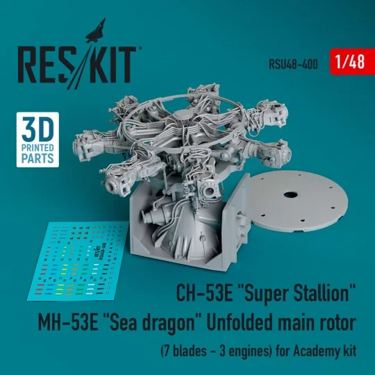 CH-53E Super Stallion, MH-53E Sea dragon unfolded main rotor (7 bla...