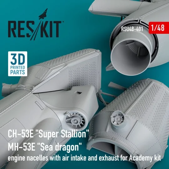 CH-53E Super Stallion, MH-53E Sea dragon engine nacelles with air i...