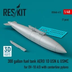 300 gallon fuel tank AERO 1D USN & USMC for OV-10 A/D with centerli...