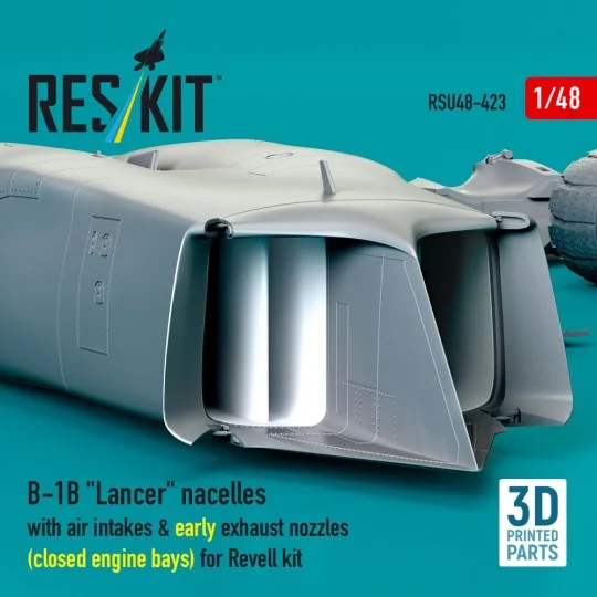 B-1B Lancer nacelles with air intakes & early exhaust nozzles (?los...
