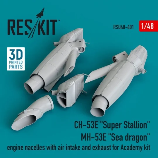 CH-53E Super Stallion, MH-53E Sea dragon engine nacelles with air i...