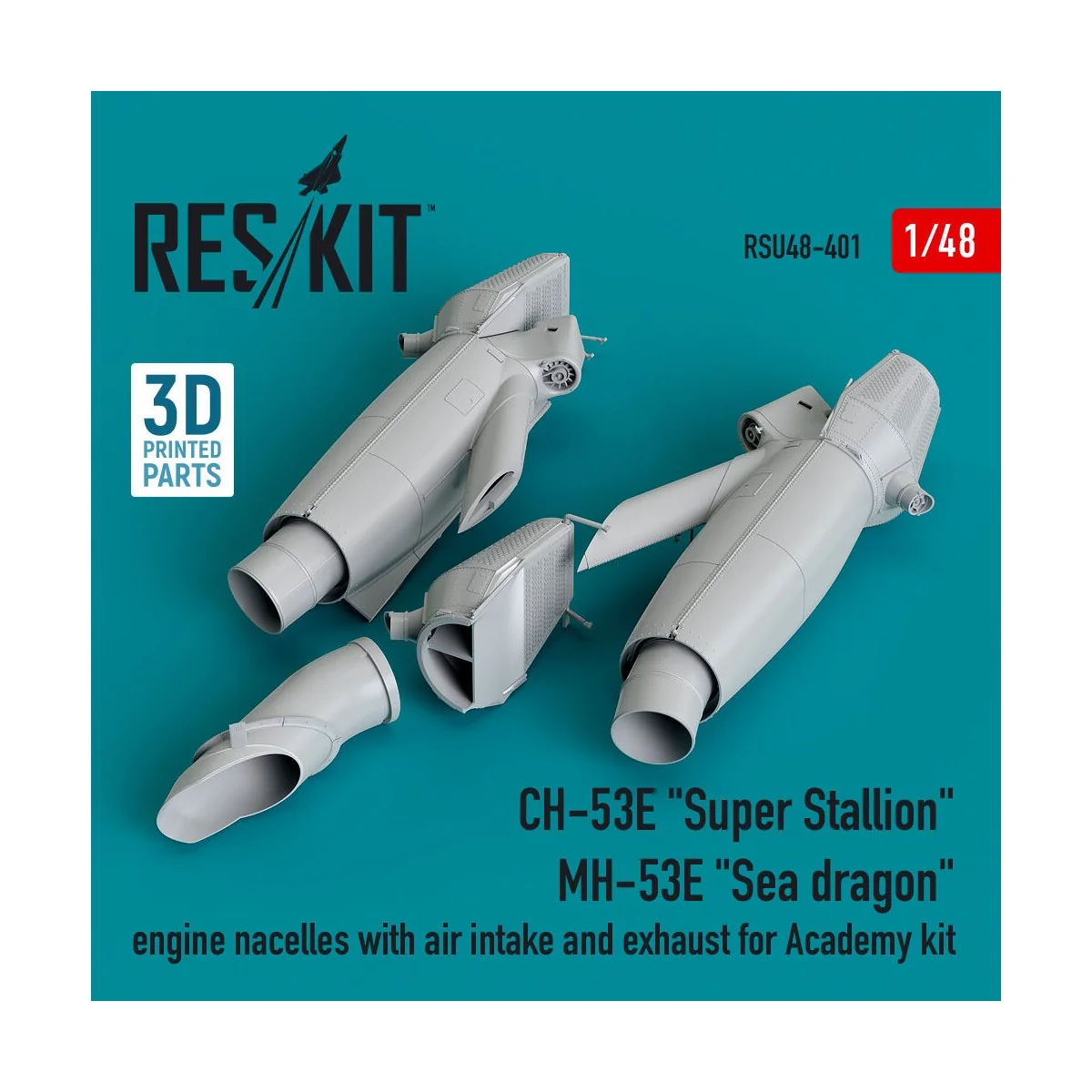 CH-53E Super Stallion, MH-53E Sea dragon engine nacelles with air i...