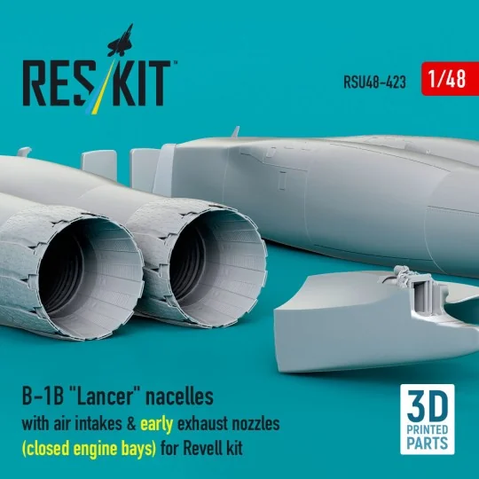 B-1B Lancer nacelles with air intakes & early exhaust nozzles (?los...