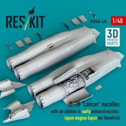 B-1B Lancer nacelles with air intakes & early exhaust nozzles (open... 2