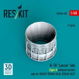 B-1B Lancer exhaust nozzle (late - type 2) (1 pcs) only for RESKIT ...