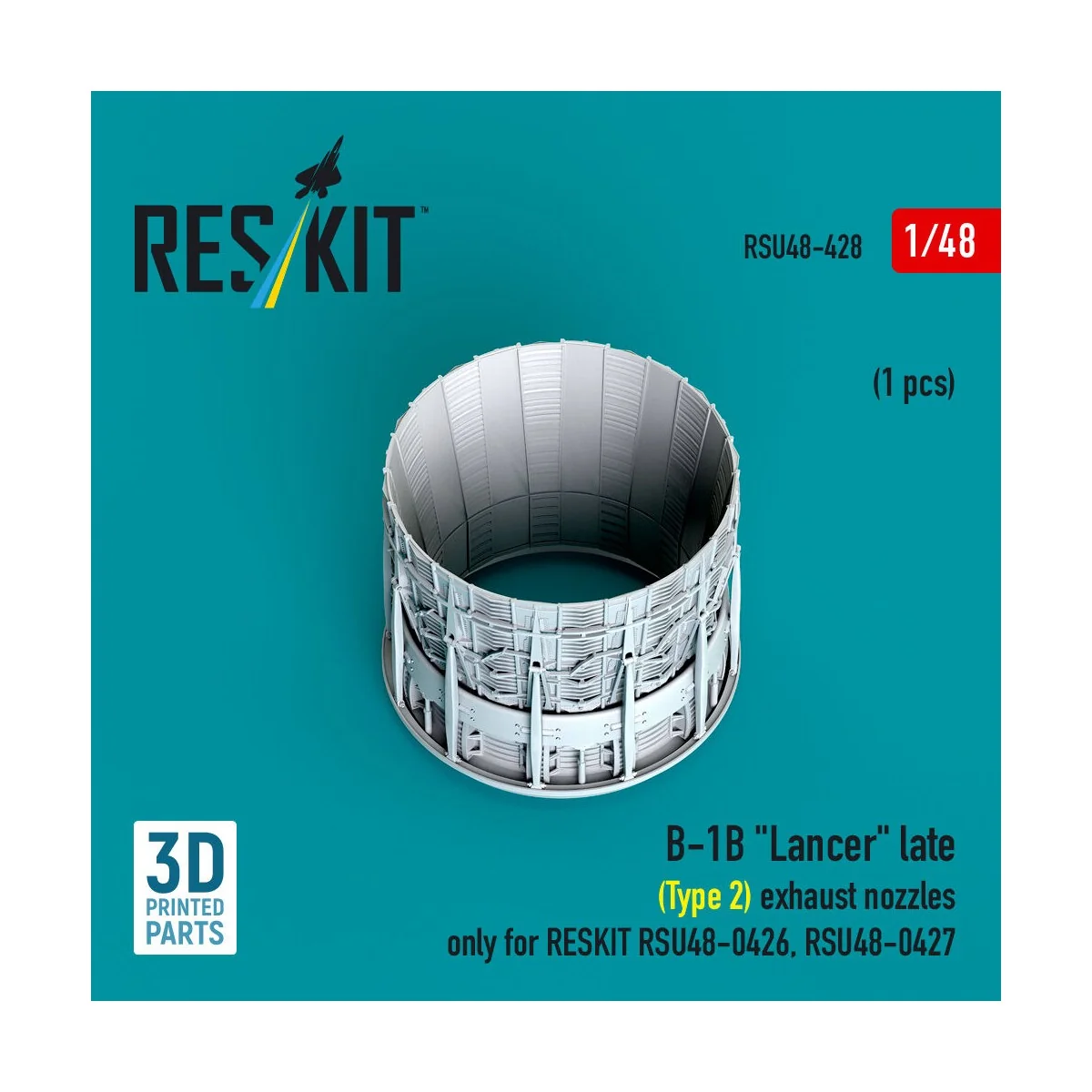 B-1B Lancer exhaust nozzle (late - type 2) (1 pcs) only for RESKIT ...