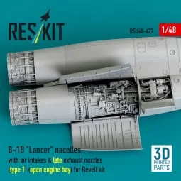 B-1B Lancer nacelles with air intakes & late exhaust nozzles (type ... 2