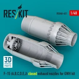 F-15 Eagle/Strike Eagle (A, B, C, D, E early, J) F100-PW-220 closed...