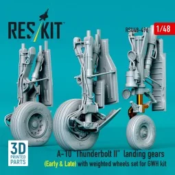 A-10 Thunderbolt II landing gears (Early & Late) with weighted whee... 2