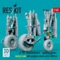 A-10 Thunderbolt II landing gears (Early & Late) with weighted whee...