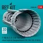 F-104 (A, C, D, J, G) Starfighter exhaust nozzle for Hasegawa/Eduar...