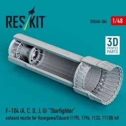 F-104 (A, C, D, J, G) Starfighter exhaust nozzle for Hasegawa/Eduar... 2