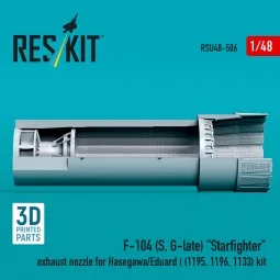 F-104 (S, G-late) Starfighter exhaust nozzle for Hasegawa/Eduard (1... 2