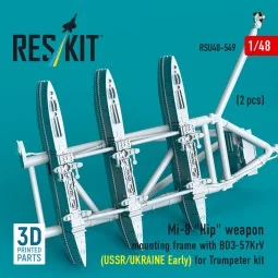 Mi-8 Hip weapon mounting frame with BD3-57KrV for Trumpeter kit (US...