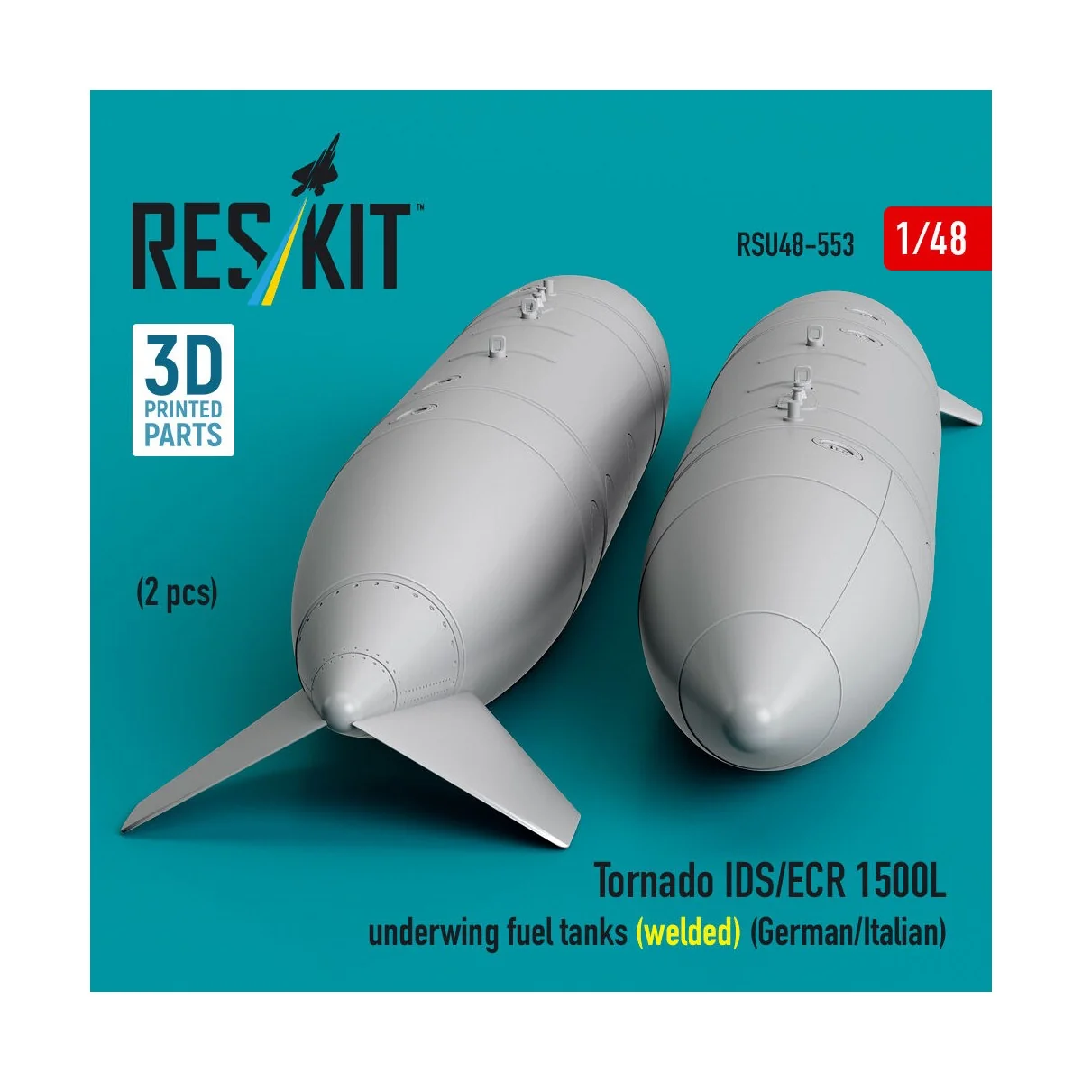 Tornado IDS/ECR 1500L underwing fuel tanks (welded) (German AF / It...