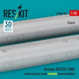 Tornado IDS/ECR 1500L underwing fuel tanks (welded) (German AF / It... 2
