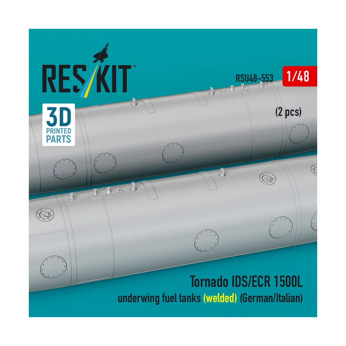 Tornado IDS/ECR 1500L underwing fuel tanks (welded) (German AF / It...